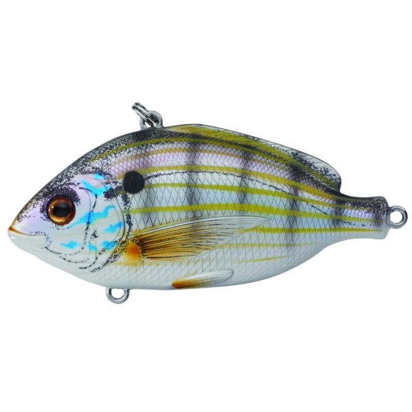 Pinfish Rattlebait – Saltwater, 2 1-2″, #4 Hook, Variable Depth, Natural-Matte