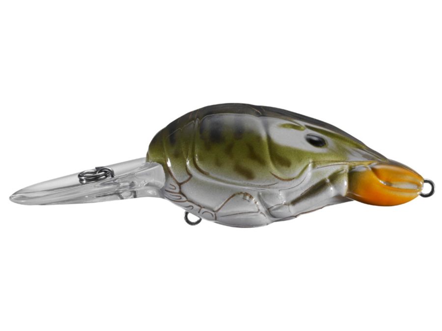 Hunt-for-Center Crawfish Crankbait – Freshwater, 2″, #6 Hook, 6′-8′ Depth, Spring Claw
