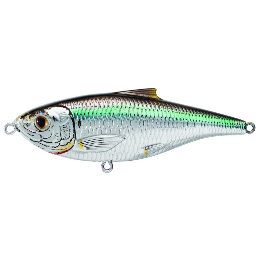 Scaled Sardine Twitchbait Saltwater, 3 12″, 2 Hook, 0′1′ Depth