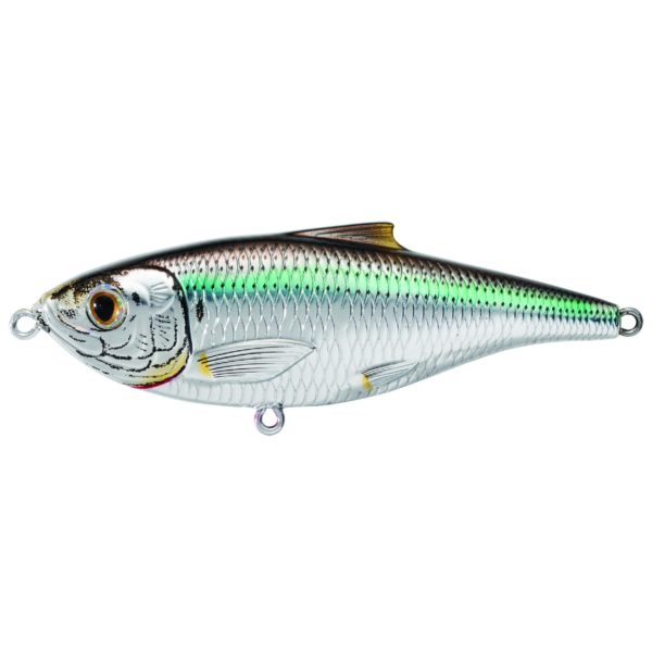 Scaled Sardine Twitchbait –  Saltwater, 3 1-2″, #2 Hook, 0′-1′ Depth, Natural-Metallic