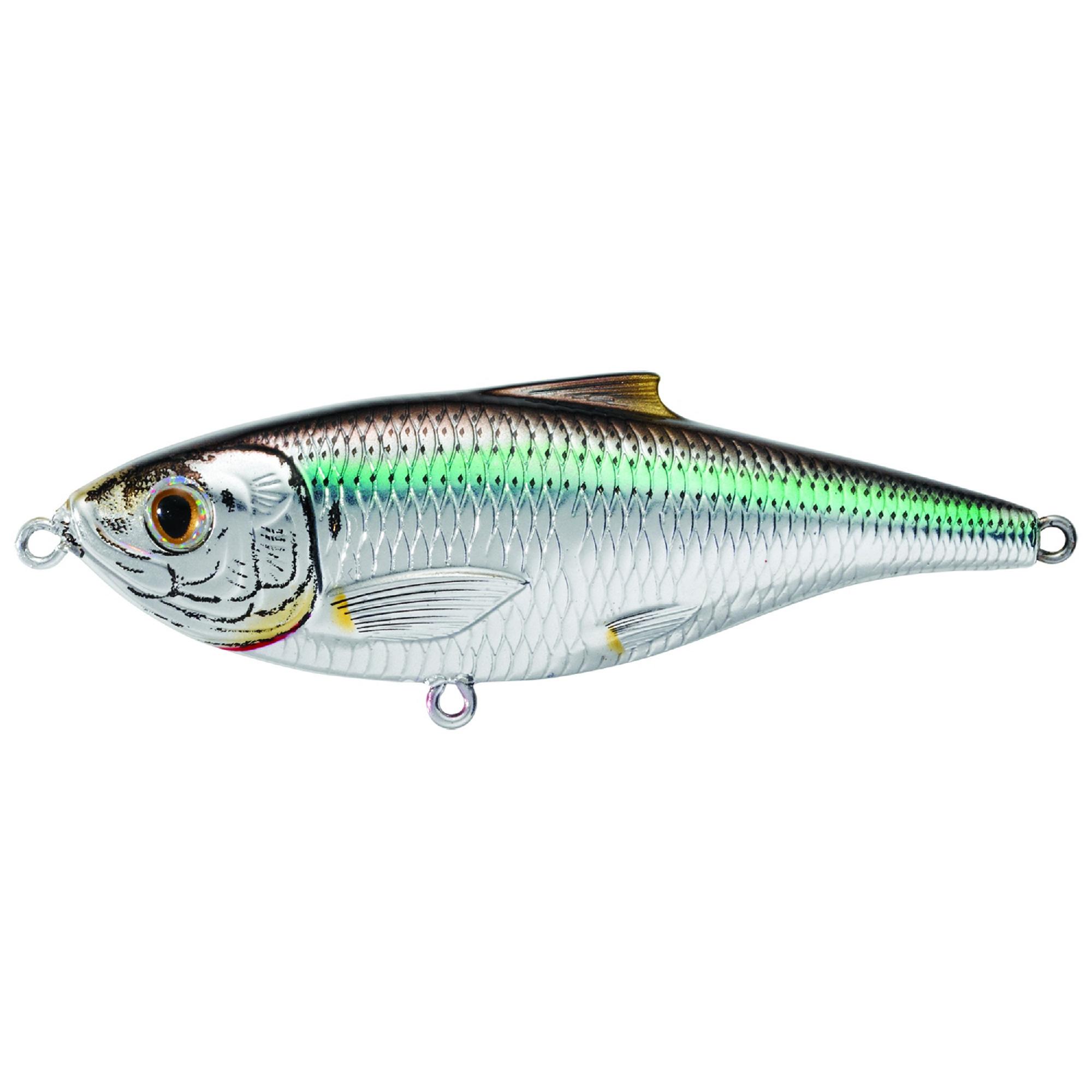 Scaled Sardine Twitchbait Saltwater, 3 12″, 2 Hook, 0′1′ Depth