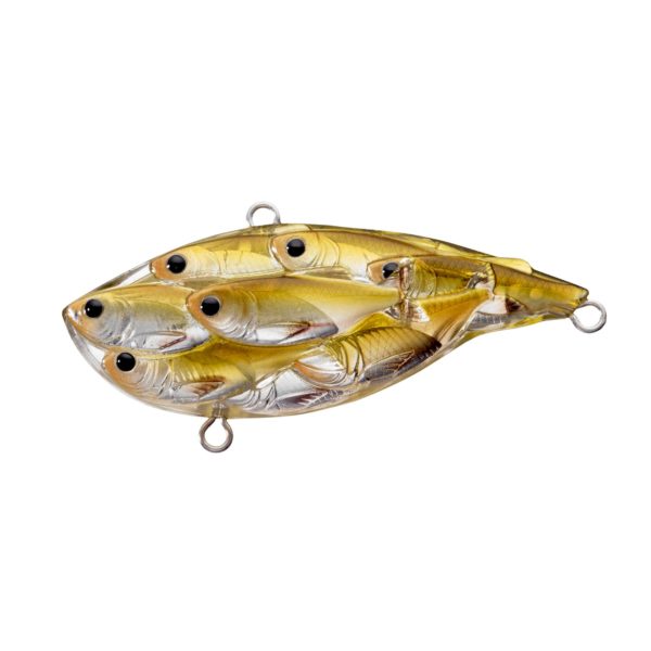 Yearling Baitball Rattlebait – Freshwater, 2 1-2″, #4-#6 Hook, Variable Depth, Pearl-Olive Shad