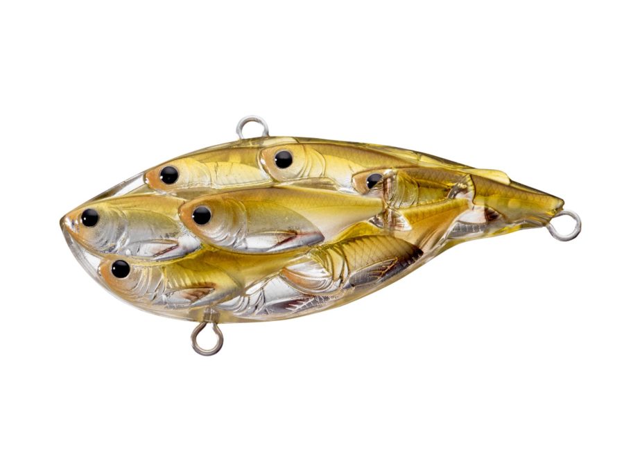 Yearling Baitball Rattlebait – Freshwater, 2 1-2″, #4-#6 Hook, Variable Depth, Pearl-Olive Shad