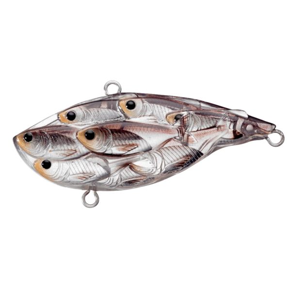 Yearling Baitball Rattlebait – Freshwater, 2 1-2″, #4-#6 Hook, Variable Depth, Silver-Black