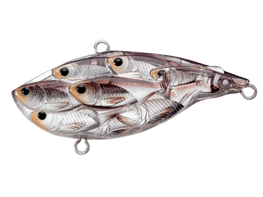 Yearling Baitball Rattlebait – Freshwater, 2 1-2″, #4-#6 Hook, Variable Depth, Silver-Black