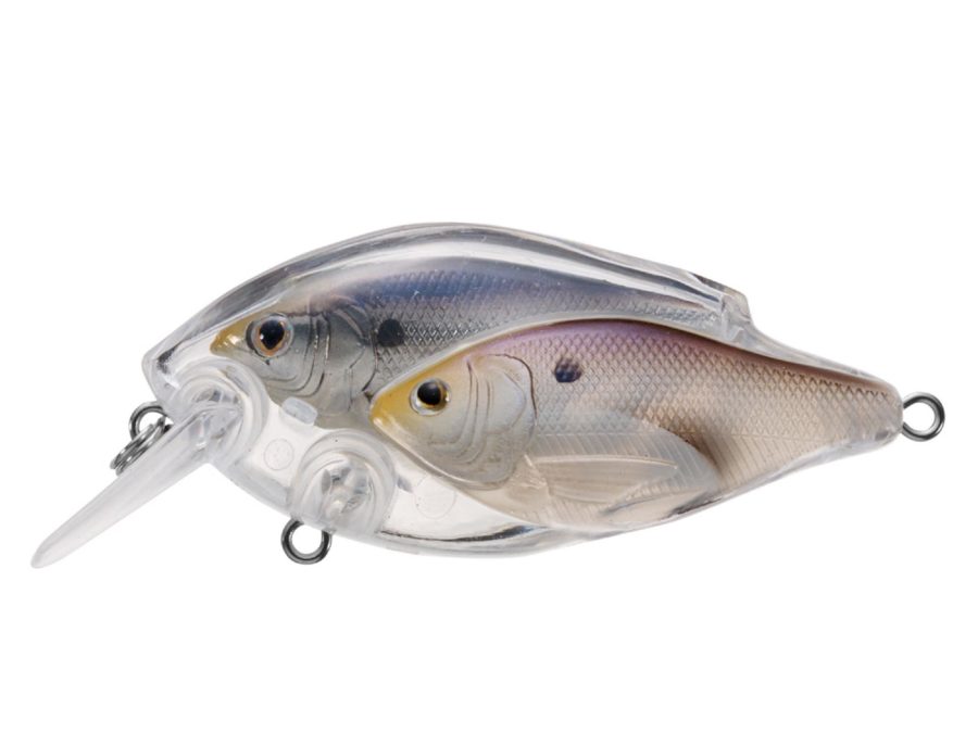 Threadfin Shad Baitball Squarebill – Freshwater, 2 3-8″, #6 Hook, 3′-4′ Depth, Pearl-Gray
