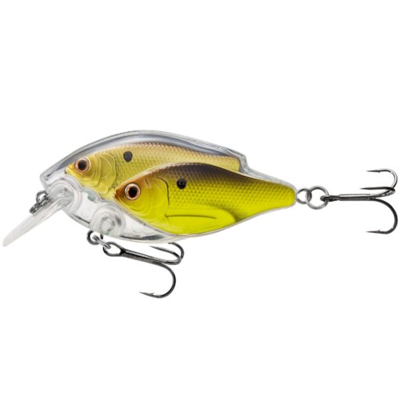 Threadfin Shad Baitball Squarebill Freshwater, 2 38″, 6 Hook, 3′4