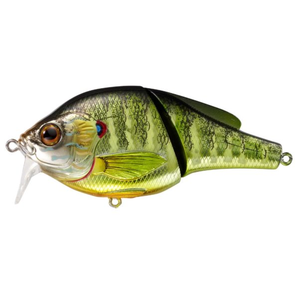 Pumpkinseed Wakebait – Freshwater, 3 3-4″, #2 Hook, 0′-1′ Depth, Metallic Gloss