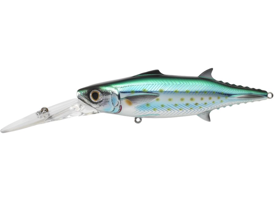 Spanish Mackerel Trolling Bait – Saltwater, 6″, #2-0 Hook, 0′-25+’ Depth, lor: Silver-Blue-Green