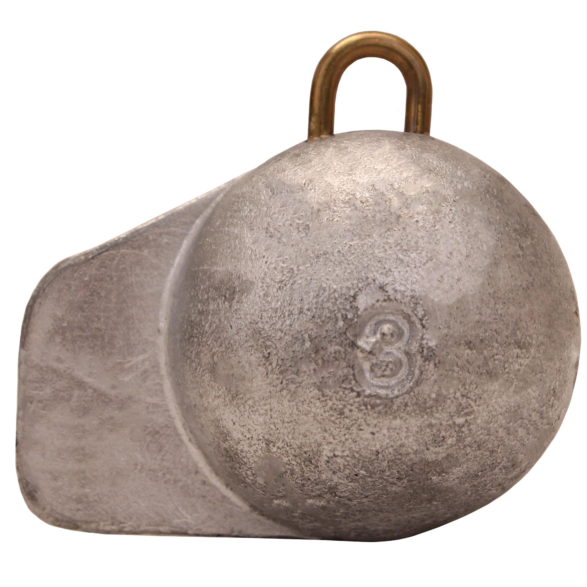 Round Lead Weight 3 lbs Rudder