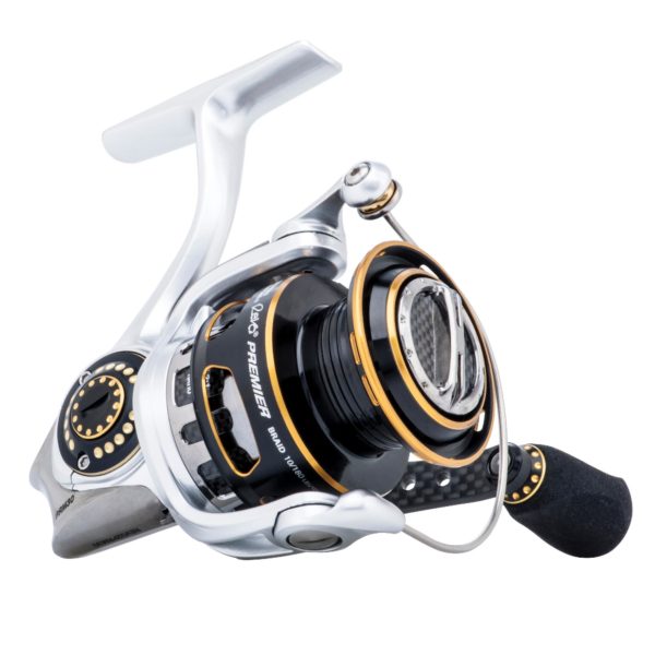 Revo Premier Spinning Reel – 40, 6.2:1 Gear Ratio, 12 Bearings, 40″ Retrieve Rate 17lb Max Drag, Ambidextrous