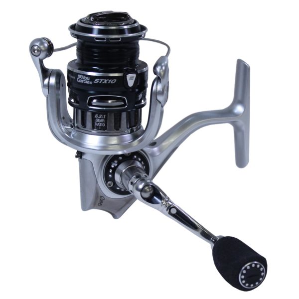 Revo STX Spinning Reel – 10, 6.2:1 Gear Ratio, 10 Bearings, 30″ Retrieve Rate 10lb Max Drag, Ambidextrous