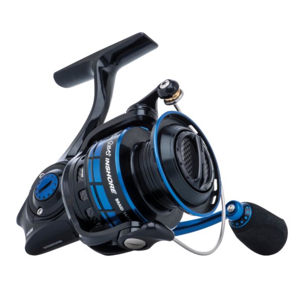 Revo Inshore Spinning Reel – 40, 6.2:1 Gear Ratio, 7 Bearings, 40″ Retrieve Rate 17lb Max Drag, Ambidextrous