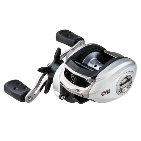 Silver Max Low Profile Reel – 6.4:1 Gear Ratio, 6 Bearings, 26″ Retrieve Rate, 18lb Max Drag, LH, Boxed