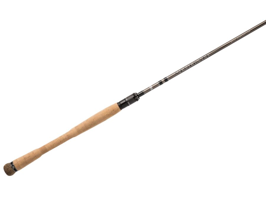 Venerate Spinning Rod – 7′, 2 Piece Rod, 4-10 lb Line Rate, 1-16-1-2 oz Lure Rate, Medium-Light Power