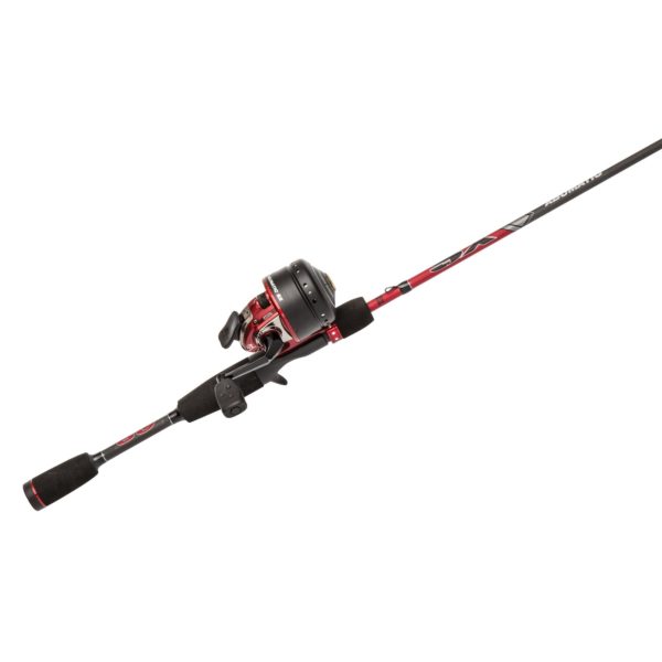 Abumatic SX Combo 3.6:1 Gear Ratio, 6′ 2pc Rod, 6-12lb Line Rate, Ambidextrous