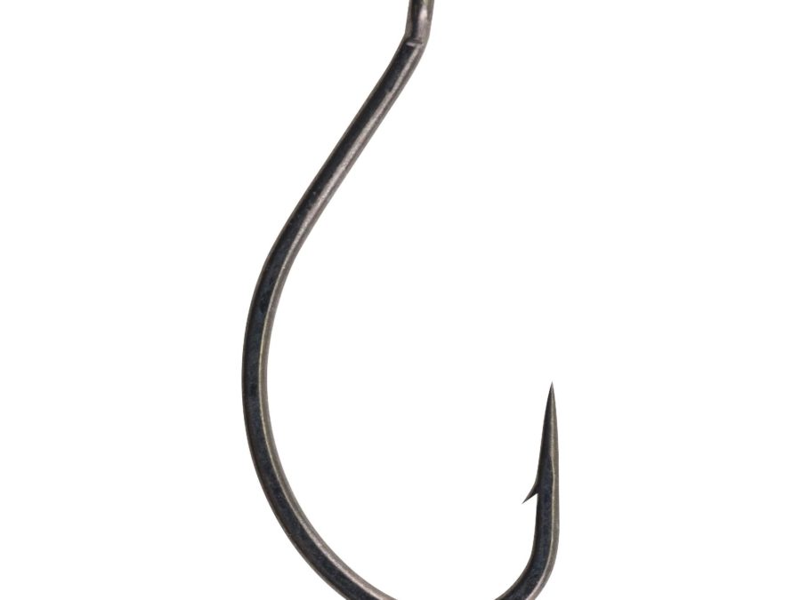 Fusion19 Hooks Drop Shot – Size 1-0, Smoke Satin, Per 7