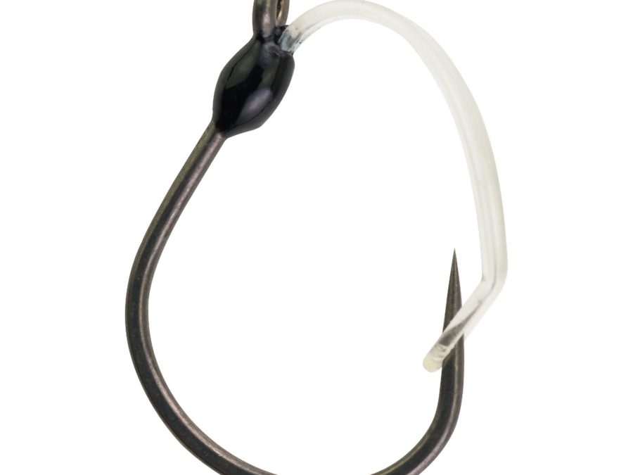 Fusion19 Hooks Weedless Wide Gap – Size 3-0, Smoke Satin, Per 4