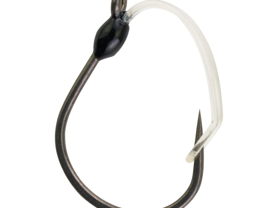 Fusion19 Hooks Weedless Wide Gap – Size 1-0, Smoke Satin, Per 5