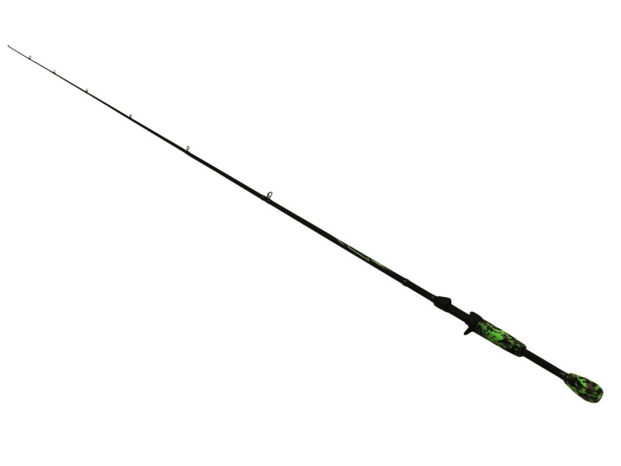 AMP Casting Rod – 6’6″ Length, 1pc Rod, 12-20 lb Line Rate, 3-8-1 oz Lure Rate, Medium-Heavy Power