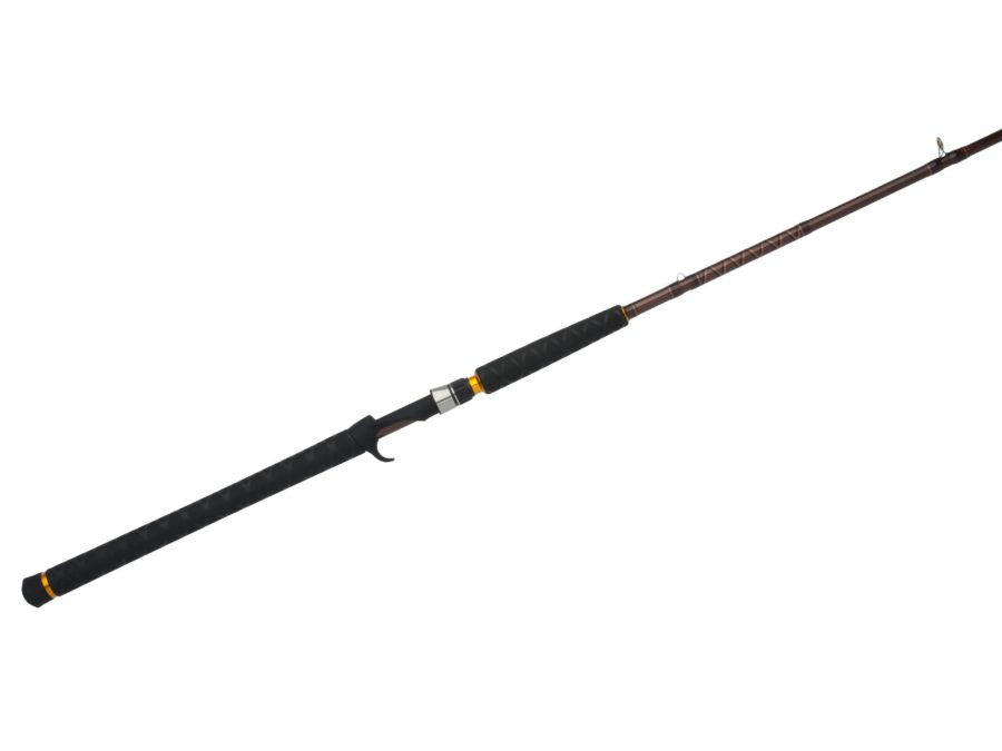 Buzz Ramsey Air Series Trolling Rod – 8’2″ Length, 2pc Rod, 25-80 lb Line Rate, 6-20 oz Lure Rate, Extra Heavy Power