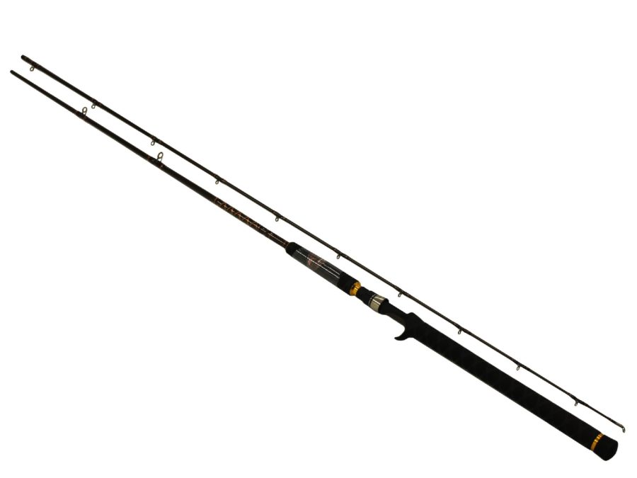 Buzz Ramsey Air Series Trolling Rod – 9’6″ Length, 2 Piece Rod, 15-50 lb Line Rate, 3-10 oz Lure Rate, Heavy Power