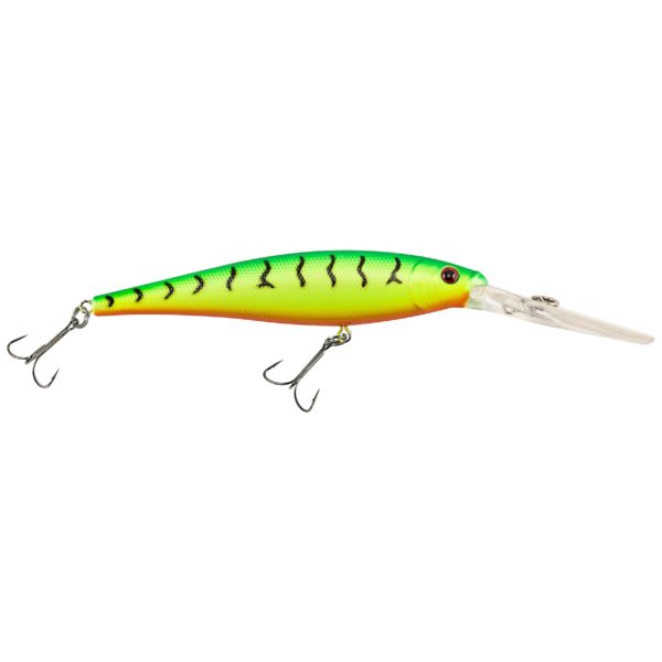 Flicker Minnow Hard Bait – 1 7-8″ Length, 2 Hooks, Firetiger, Per 1