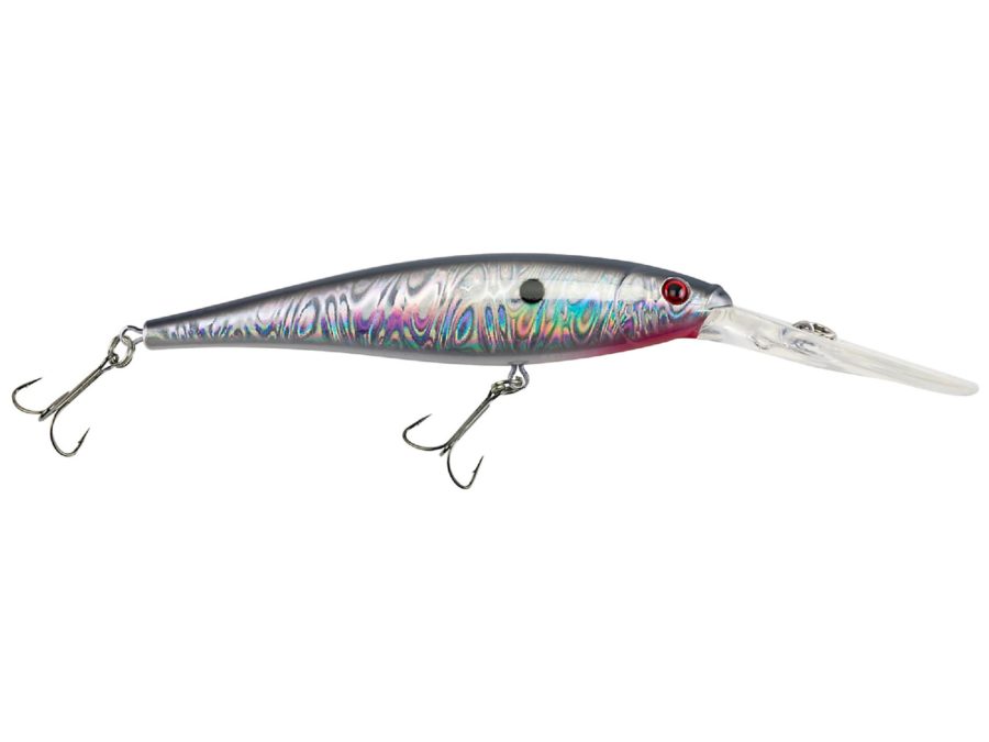 Flicker Minnow Pro Slick Hard Bait – 1 7-8″ Length, 2 Hooks, Slick Mouse, Per 1