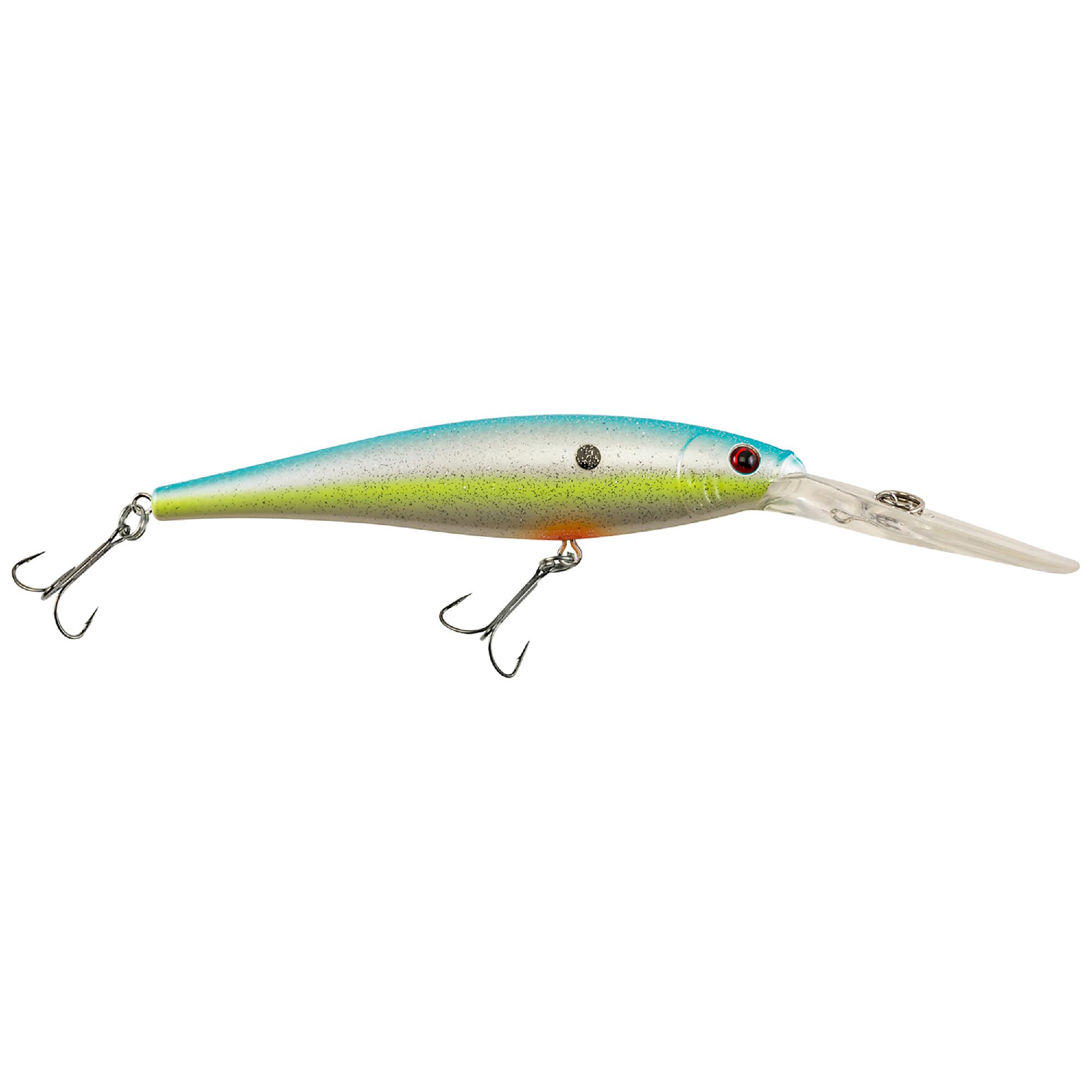 Flicker Minnow Hard Bait 4 12″ Length, 2 Hooks, Racy Shad, Per 1