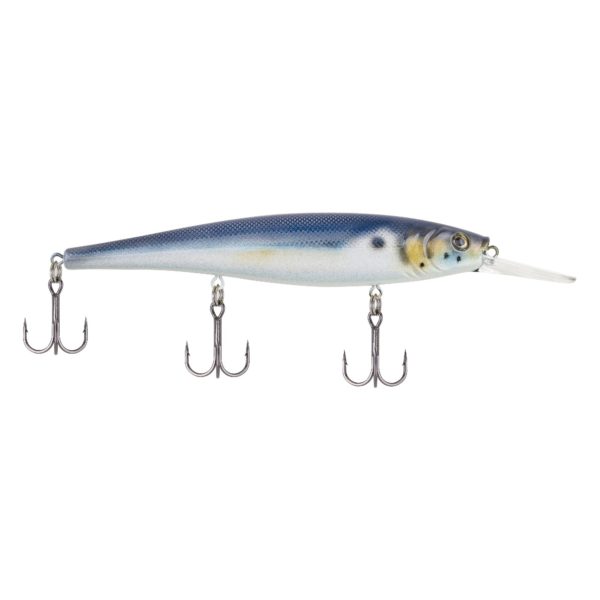 Cutter 110+ Hard Bait – 4 3-8″ Length, 4′-8′ Swimming Depth, 3 Hooks, Blue Back, Per 1