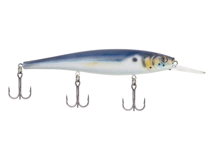 Cutter 110+ Hard Bait – 4 3-8″ Length, 4′-8′ Swimming Depth, 3 Hooks, Blue Back, Per 1
