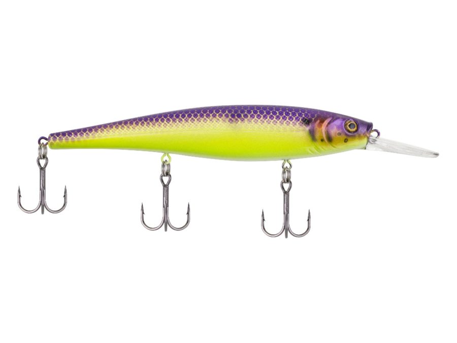 Cutter 110+ Hard Bait – 4 3-8″ Length, 4′-8′ Swimming Depth, 3 Hooks, Table Rock, Per 1