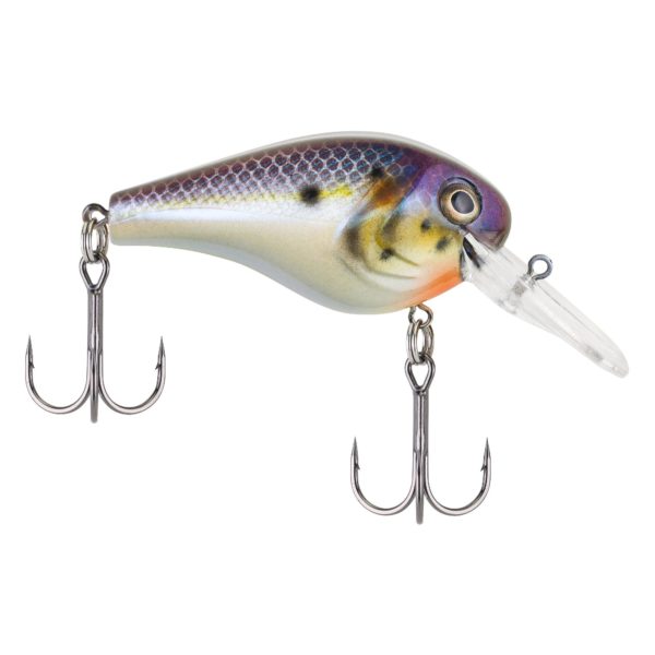 Wild Thang Hard Bait – 2 1-4″ Length, 6′-9′ Swimming Depth, 2 Hook, Chameleon Pearl, Per 1