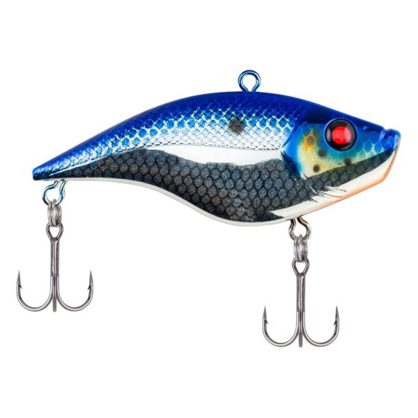Warpig Hard Bait – 2 3-8″ Length, 2 Hooks, Blue Silver, Per 1