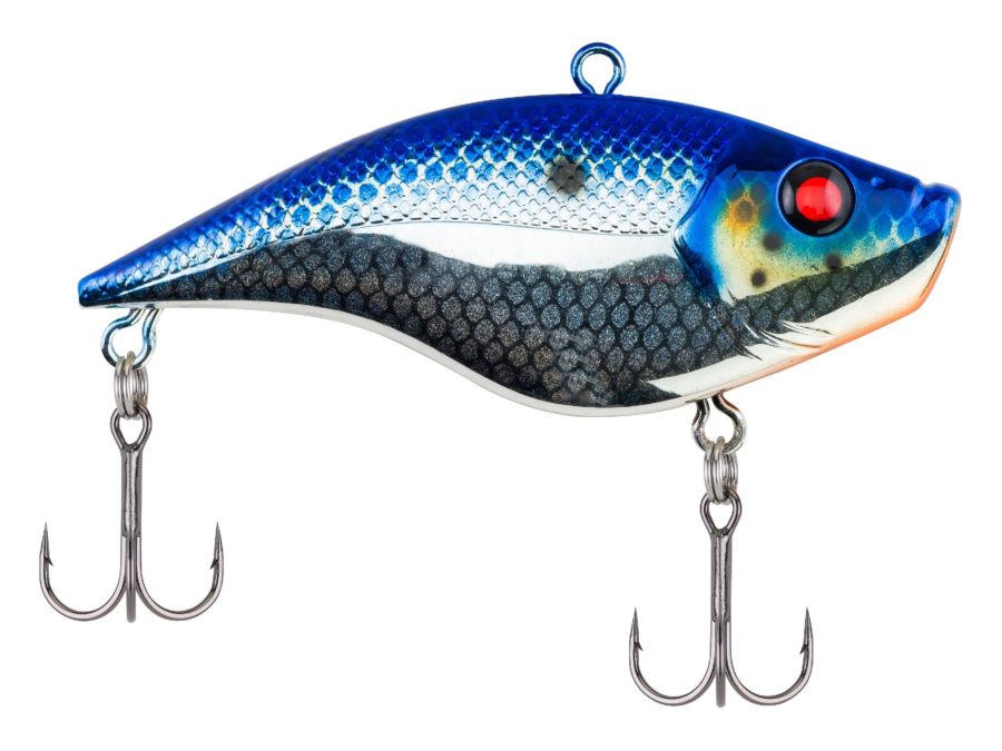 Warpig Hard Bait – 2 3-8″ Length, 2 Hooks, Blue Silver, Per 1
