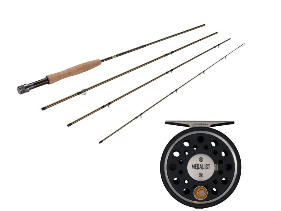 Medalist Fly Kit – 5-6 Reel Size, 1.1:1 Gear Ratio, 9′ Length, 4 Piece Rod, 8wt Line Rating