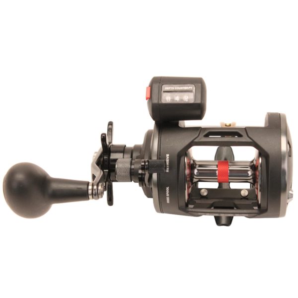 Warfare Level Wind Conventional Reel – 20, 5.1:1 Gear Ratio, 29″ Retrieve Raate, 15 lb Max Drag, Left Hand, Boxed