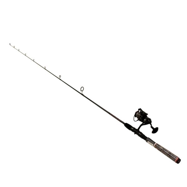 Fierce II Spinning Combo – 2000, 6.2:1 Gear Ratio, 6’6″ 1 Piece Rod, 4-10 lb Line Rate, Ambidextrous