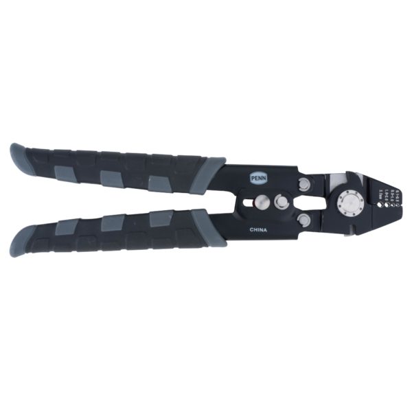 10″ Leader Crimp, Black-Gray
