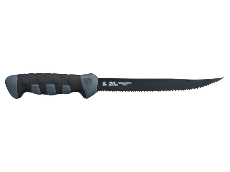 Fillet Knives – 8″ Serrated Edge, Black-Gray
