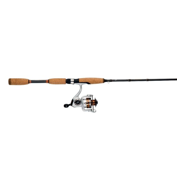 Monarch Spinning Combo – 25, 7 lb Max Drag, 6’6″ Length, 2 Piece Rod, 2-10 lb Line Rate, Light Power