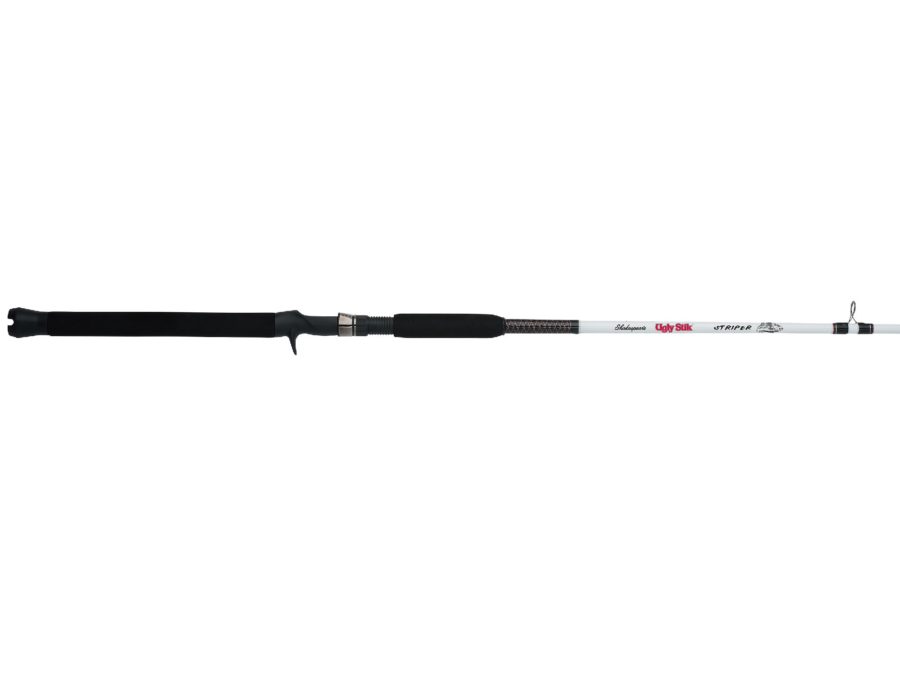 Ugly Stik Striper Spinning Rods 7′ 1pc Rod, Medium-Heavy, Moderate Fast Action