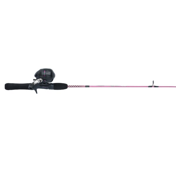 Ugly Stik Jr, Spincast Combo – 6, 3’8″ Length, 1 Piece Rod, Ultra Light Power, Pink, Right Hand