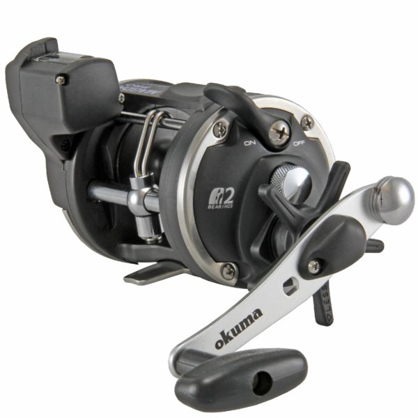 Magda Pro DXT Linecounters Reel – 5.1:1 Gear Ratio, 2BB Bearings, 15 lb Max Drag, 23″ Line Retrieve, Left Hand