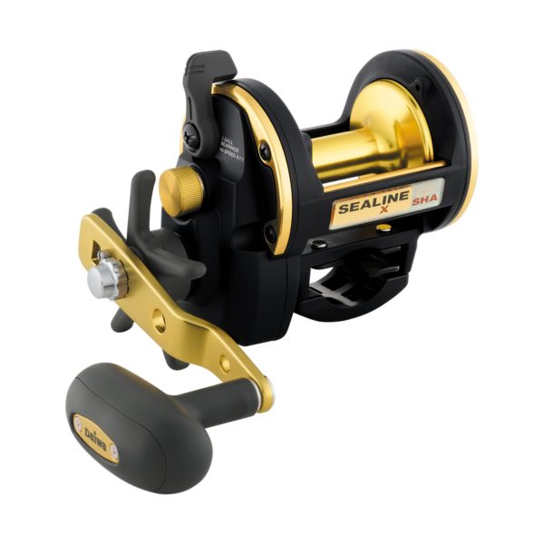 Sealine-X SHA Saltwater Conventional Reel – 60, 6.1:1 Gear Ratio, 3CRBB Bearings, 17.60 lb Nax Drag, Right Hand