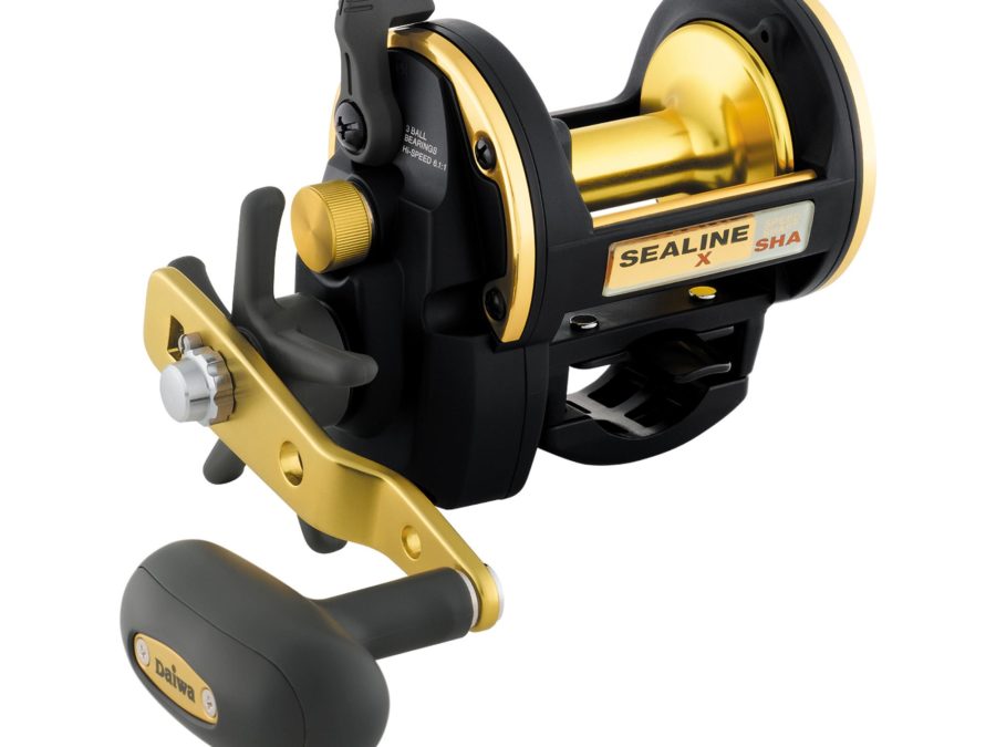 Sealine-X SHA Saltwater Conventional Reel – 60, 6.1:1 Gear Ratio, 3CRBB Bearings, 17.60 lb Nax Drag, Right Hand