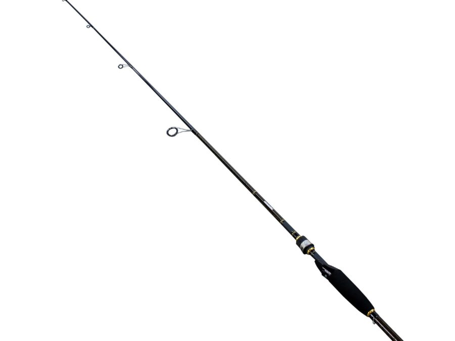 Aird-X Braiding-X Spinning Rod – 6’6″ Length, 1 Piece Rod, Medium-Heavy Power, Fast Action
