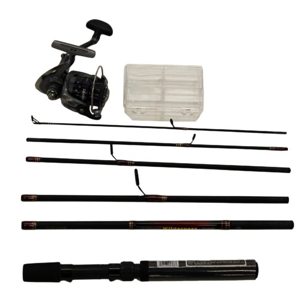 Executive Travel Pack – Spinning or Fly Rod, 6’6″ Length, 6 Pieces, Light Power, Regular Action