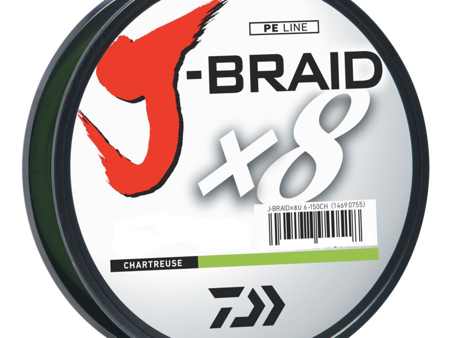 J-Braid Braided Line – 10 lbs Tested, 330 Yards-300m Filler Spool, Chartreuse