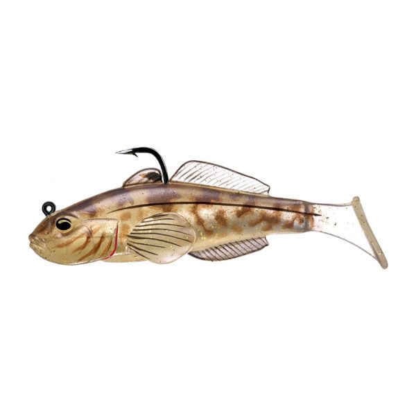 Goby Paddle Tail – Freshwater, 3 1-4″, #1-0 Hook, Variable Depth, Natural
